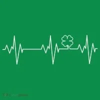 Irish Clover Heartbeat Funny St. Patrick's Day Toddler Hoodie thumb 2