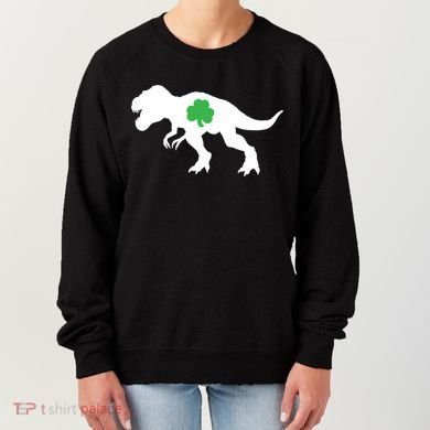 Irish Clover T-Rex Women's Sweatshirt