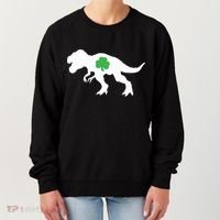 Irish Clover T-Rex Women's Sweatshirt thumb 0