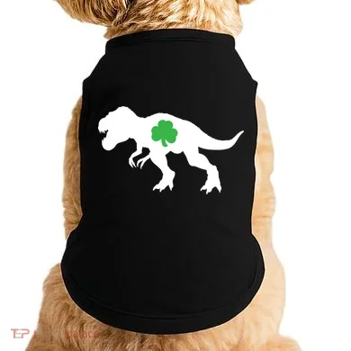 Irish Clover T-Rex Doggie Tank