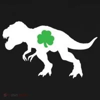 Irish Clover T-Rex Doggie Tank thumb 4