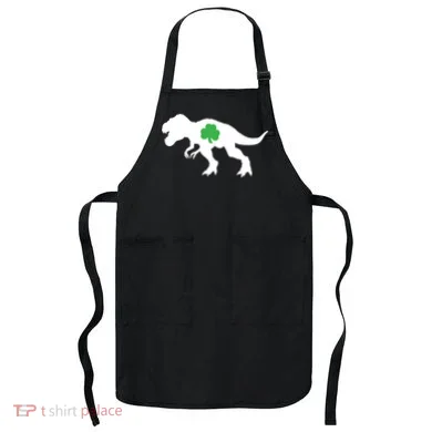 Irish Clover T-Rex Apron