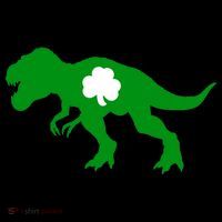Irish Clover T-Rex Coffee Mug thumb 5
