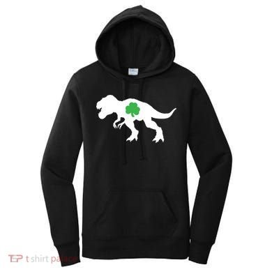 Irish Clover T-Rex Women's Hoodie