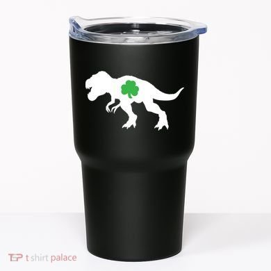Irish Clover T-Rex Tumbler