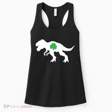 Irish Clover T-Rex Women's Tank Top