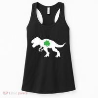 Irish Clover T-Rex Women's Tank Top thumb 0