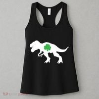 Irish Clover T-Rex Women's Tank Top thumb 3