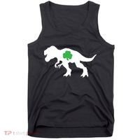 Irish Clover T-Rex Tank Top thumb 0