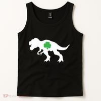 Irish Clover T-Rex Tank Top thumb 2