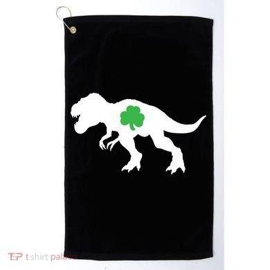 Irish Clover T-Rex Golf Towel