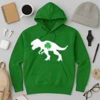 Irish Clover T-Rex Hoodie thumb 3