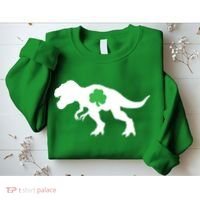 Irish Clover T-Rex Sweatshirt thumb 2