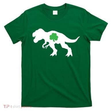 Irish Clover T-Rex T-Shirt