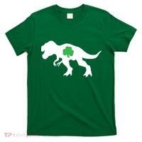 Irish Clover T-Rex T-Shirt thumb 0