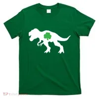 Irish Clover T-Rex T-Shirt thumb 0