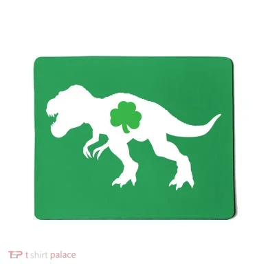 Irish Clover T-Rex Mousepad