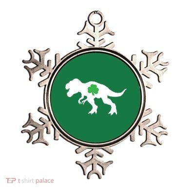 Irish Clover T-Rex Ornament