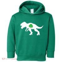 Irish Clover T-Rex Toddler Hoodie thumb 0