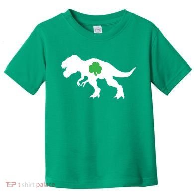 Irish Clover T-Rex Toddler T-Shirt