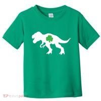 Irish Clover T-Rex Toddler T-Shirt thumb 0