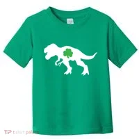 Irish Clover T-Rex Toddler T-Shirt thumb 0