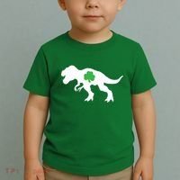 Irish Clover T-Rex Toddler T-Shirt thumb 2