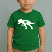 Irish Clover T-Rex Toddler T-Shirt thumb 2