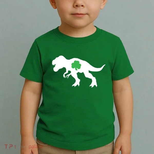 Irish Clover T-Rex Toddler T-Shirt