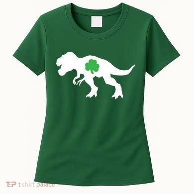 Irish Clover T-Rex Women's T-Shirt