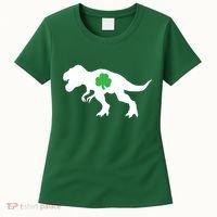 Irish Clover T-Rex Women's T-Shirt thumb 0