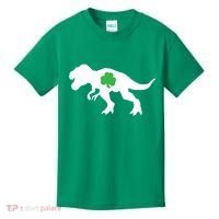 Irish Clover T-Rex Kids T-Shirt thumb 0