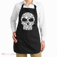 Irish Clovers St. Patrick's Day Skull Apron thumb 2