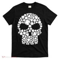 Irish Clovers St. Patrick's Day Skull T-Shirt thumb 0