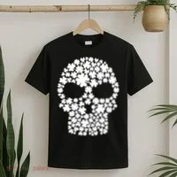 Irish Clovers St. Patrick's Day Skull T-Shirt thumb 2