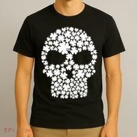 Irish Clovers St. Patrick's Day Skull T-Shirt thumb 3