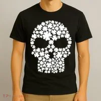Irish Clovers St. Patrick's Day Skull T-Shirt thumb 3