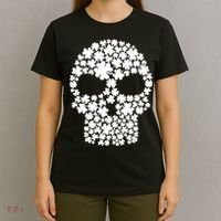 Irish Clovers St. Patrick's Day Skull T-Shirt thumb 4