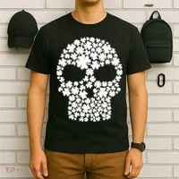 Irish Clovers St. Patrick's Day Skull T-Shirt thumb 6