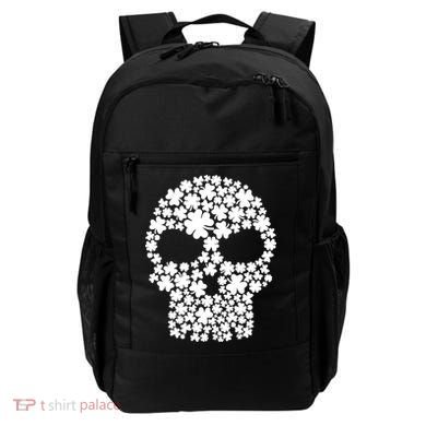 Irish Clovers St. Patrick's Day Skull Backpack
