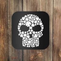 Irish Clovers St. Patrick's Day Skull Coaster thumb 0