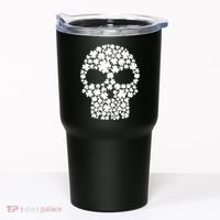 Irish Clovers St. Patrick's Day Skull Tumbler thumb 0