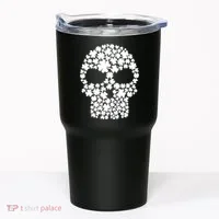 Irish Clovers St. Patrick's Day Skull Tumbler thumb 0