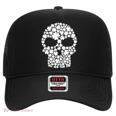 Irish Clovers St. Patrick's Day Skull Hat