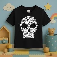 Irish Clovers St. Patrick's Day Skull Toddler T-Shirt thumb 3