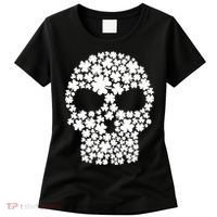 Irish Clovers St. Patrick's Day Skull Women's T-Shirt thumb 0