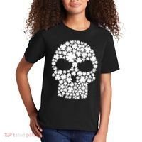 Irish Clovers St. Patrick's Day Skull Kids T-Shirt thumb 2