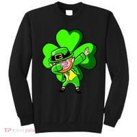 Irish Dabbing Leprechaun Clover Sweatshirt thumb 0