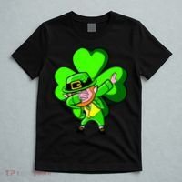 Irish Dabbing Leprechaun Clover T-Shirt thumb 5