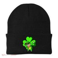 Irish Dabbing Leprechaun Clover Beanie thumb 0